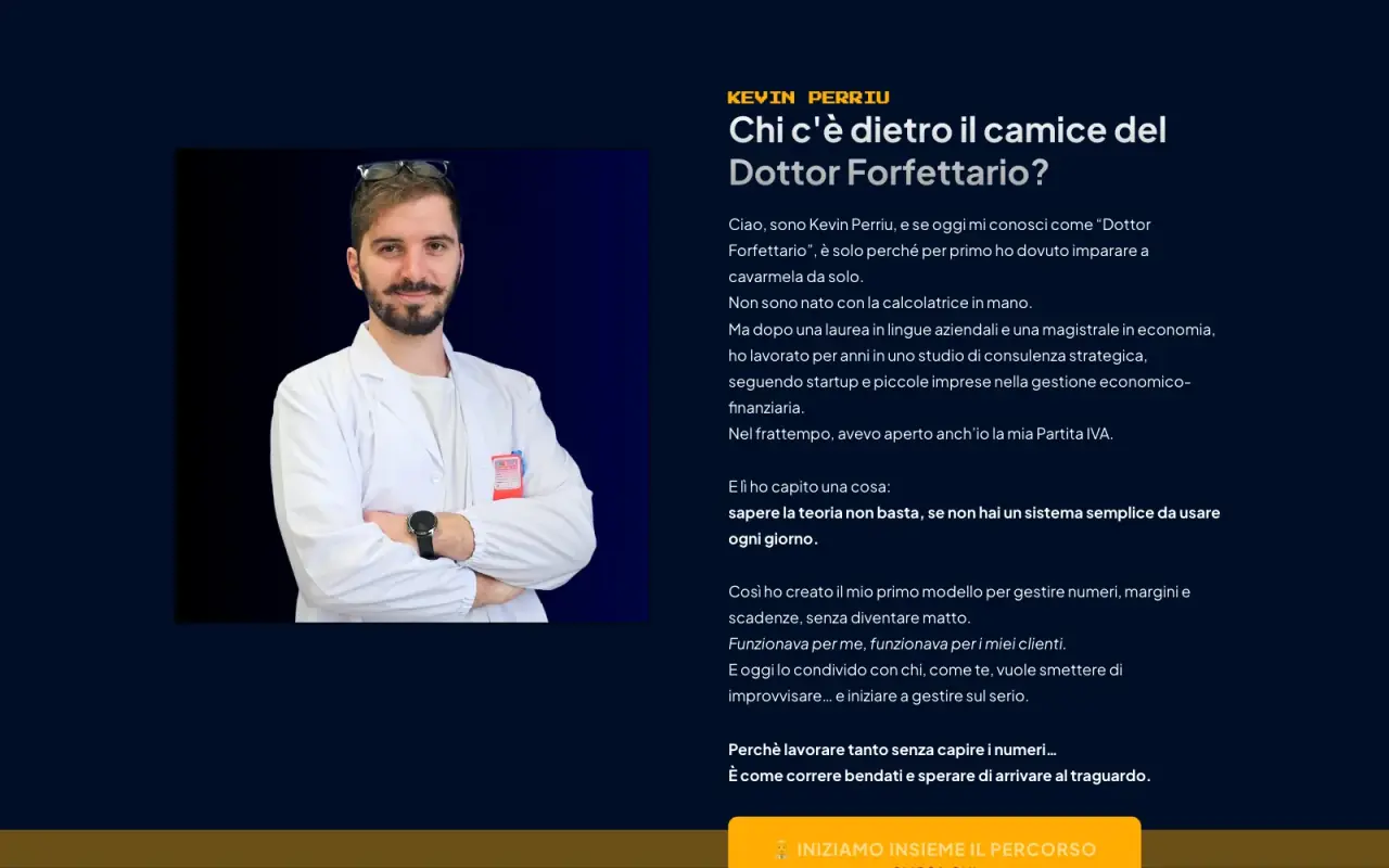 Dottor Forfettario project, detail 2