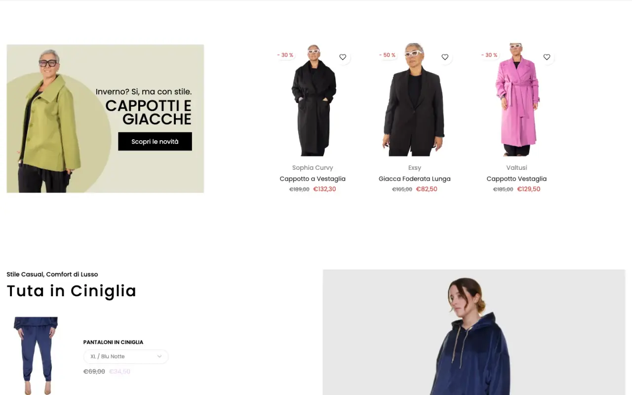 Sophia Abbigliamento project, detail 3
